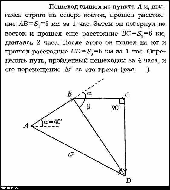 Из 2 пунктов расположенных