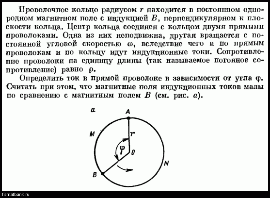 Проходящее кольцо радиусом