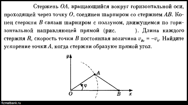 Стержень горизонтальная ось