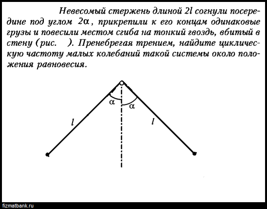 На рисунке изображен невесомый стержень в точках 1 и 3 приложены силы