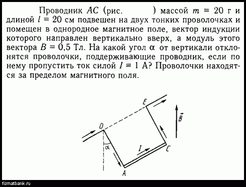 Вектор индукции однородного магнитного поля перпендикулярен