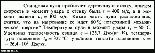 Летящая пуля пробивает тонкую деревянную стенку