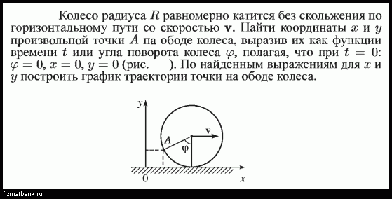 Скорость точки находящейся на расстоянии